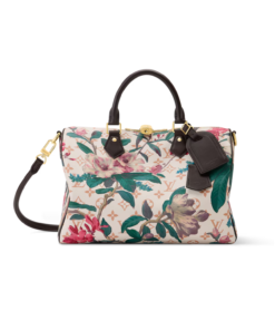 Louis Vuitton Speedy Soft 30 Top Handle Bag 11.8in/ 30cm Monogram Dune Gold Hardware For Women M29066