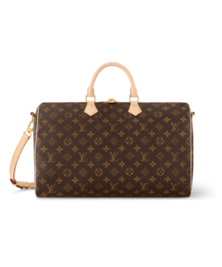 Louis Vuitton Speedy Bandouliere 40 Top Handle Bag 15.7in/ 40cm Brown Monogram Gold Hardware For Women M46982