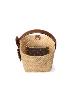 Louis Vuitton All In BB Bucket Bag 6.3in/ 16cm Brown Gold Hardware For Women M14217 - Image 8