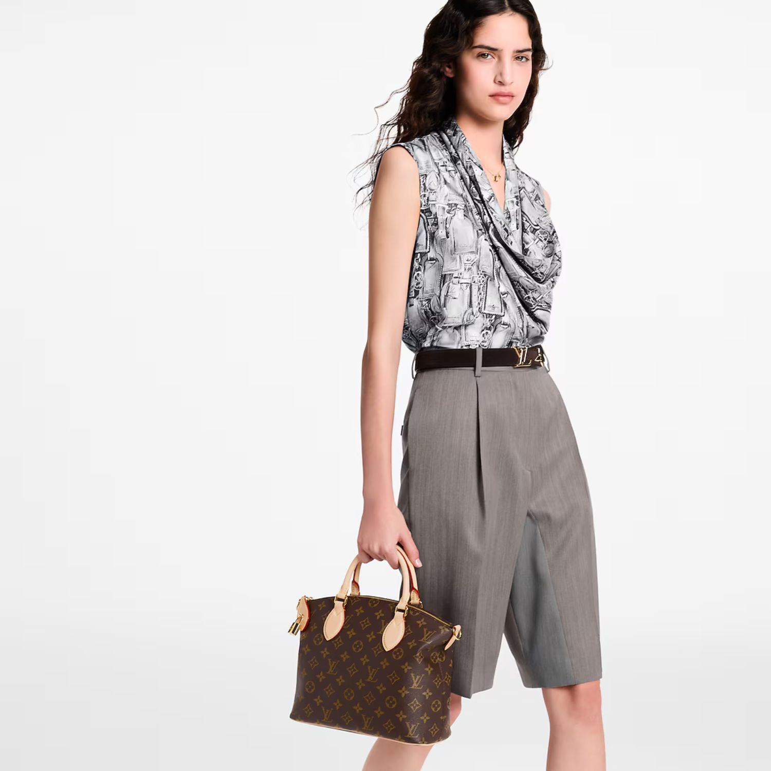 Louis Vuitton Neo Lockit PM Monogram Canvas For Women 13in/33cm M26532 - Image 3