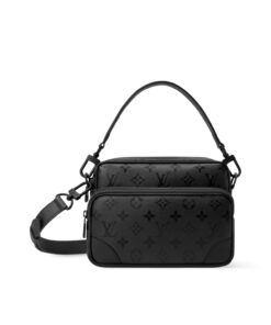 Louis Vuitton Nil Crossbody Bag 9.8in/ 25cm Black Monogram Midnight Black Hardware For Men M26783
