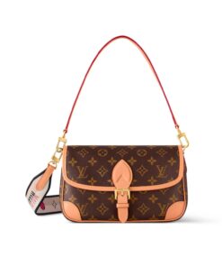 Louis Vuitton Diane Satchel Brown For Women 24cm/9.4in M45985