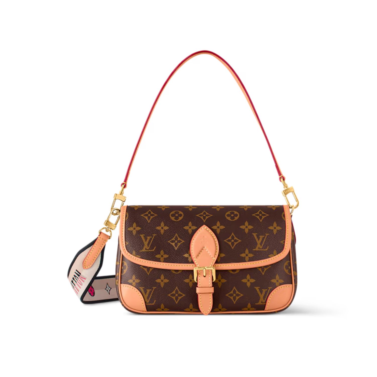 Louis Vuitton Diane Satchel Brown For Women 24cm/9.4in M45985