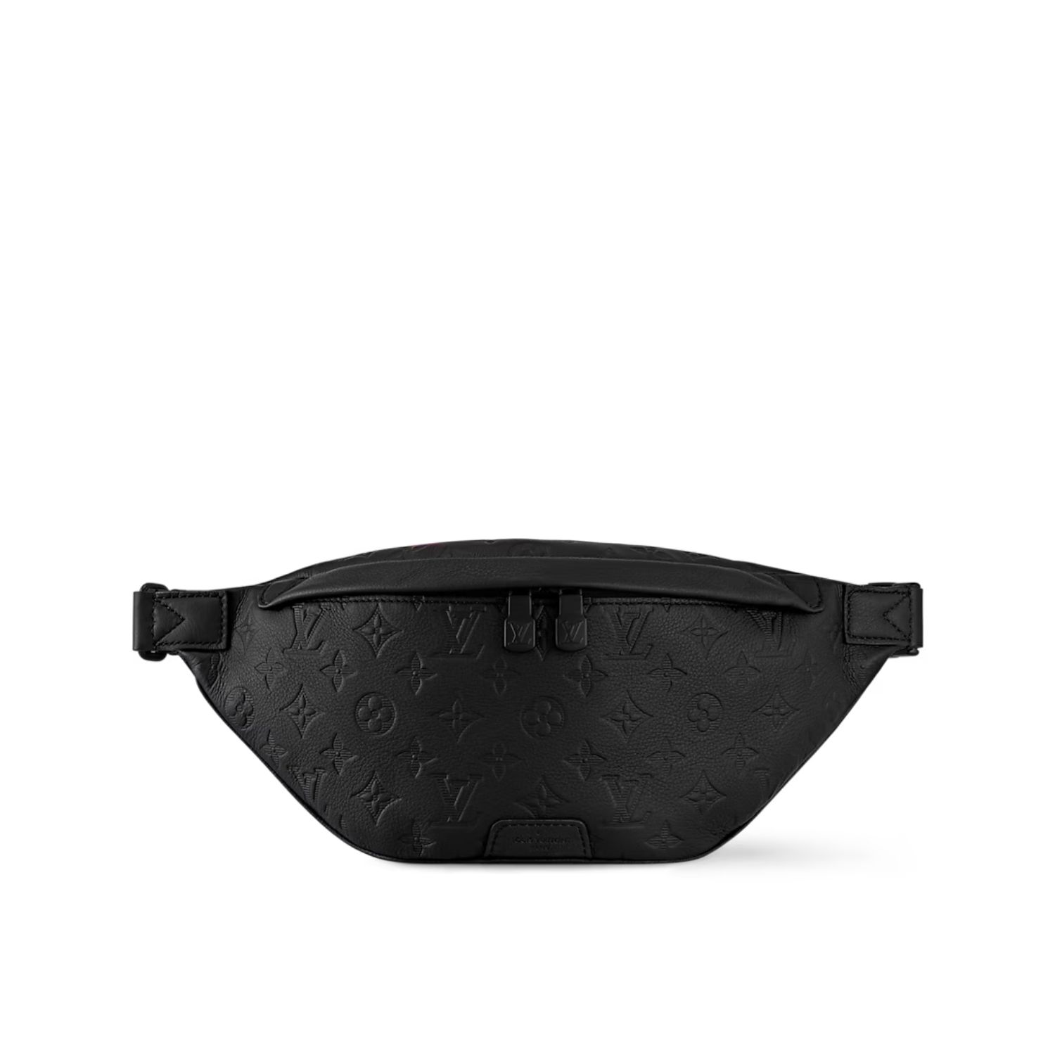 Louis Vuitton Discovery Bumbag PM 17.3in/ 34cm Black Monogram Shadow Black Hardware For Men M46036