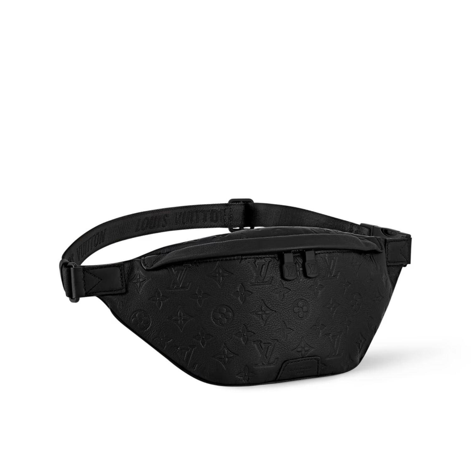 Louis Vuitton Discovery Bumbag PM 17.3in/ 34cm Black Monogram Shadow Black Hardware For Men M46036 - Image 5