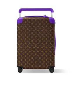 Louis Vuitton Horizon 55 Suitcase 21.7in/ 55cm Brown/ Violet Silver Hardware M46782
