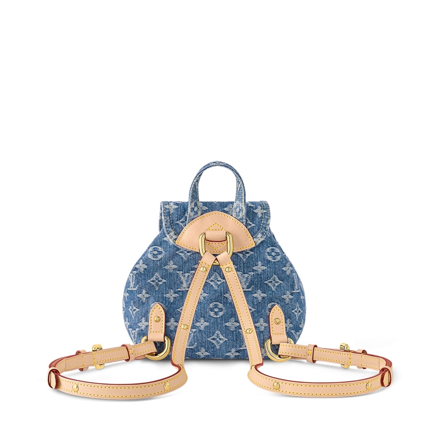 Louis Vuitton Venice Denim Blue Back Pack For Women 10.2in/25.9cm M46836 - Image 4