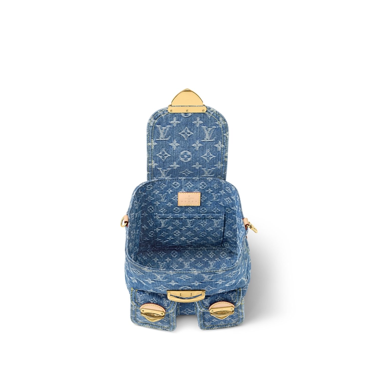 Louis Vuitton Venice Denim Blue Back Pack For Women 10.2in/25.9cm M46836 - Image 5
