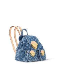 Louis Vuitton Venice Denim Blue Back Pack For Women 10.2in/25.9cm M46836 - Image 6