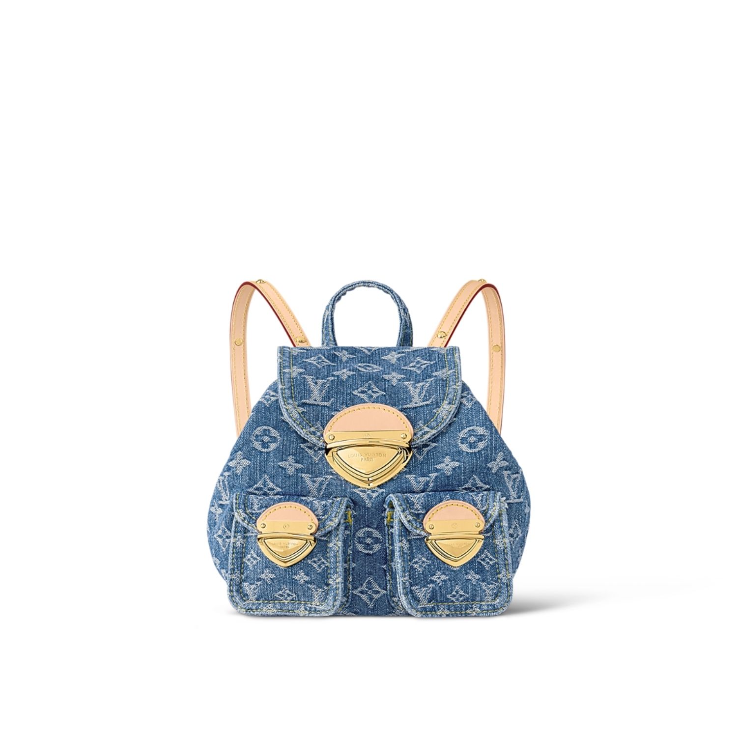 Louis Vuitton Venice Denim Blue Back Pack For Women 10.2in/25.9cm M46836