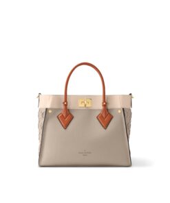 Louis Vuitton On My Side MM Tote Bag Grey For Women 12in/ 30.5cm M53825