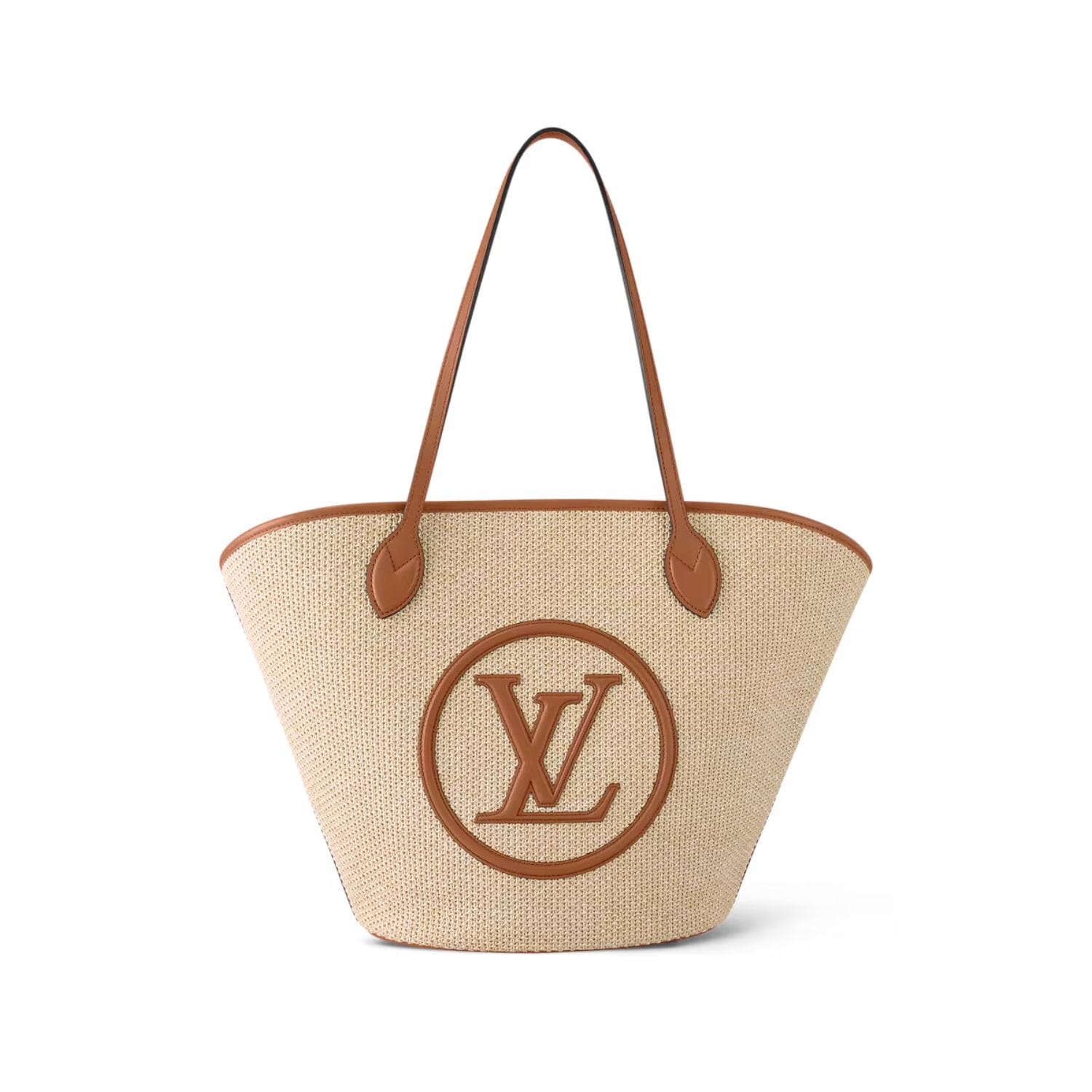 Louis Vuitton Saint Jacques Raffia Brown For Women 22.4in/57cm M59963