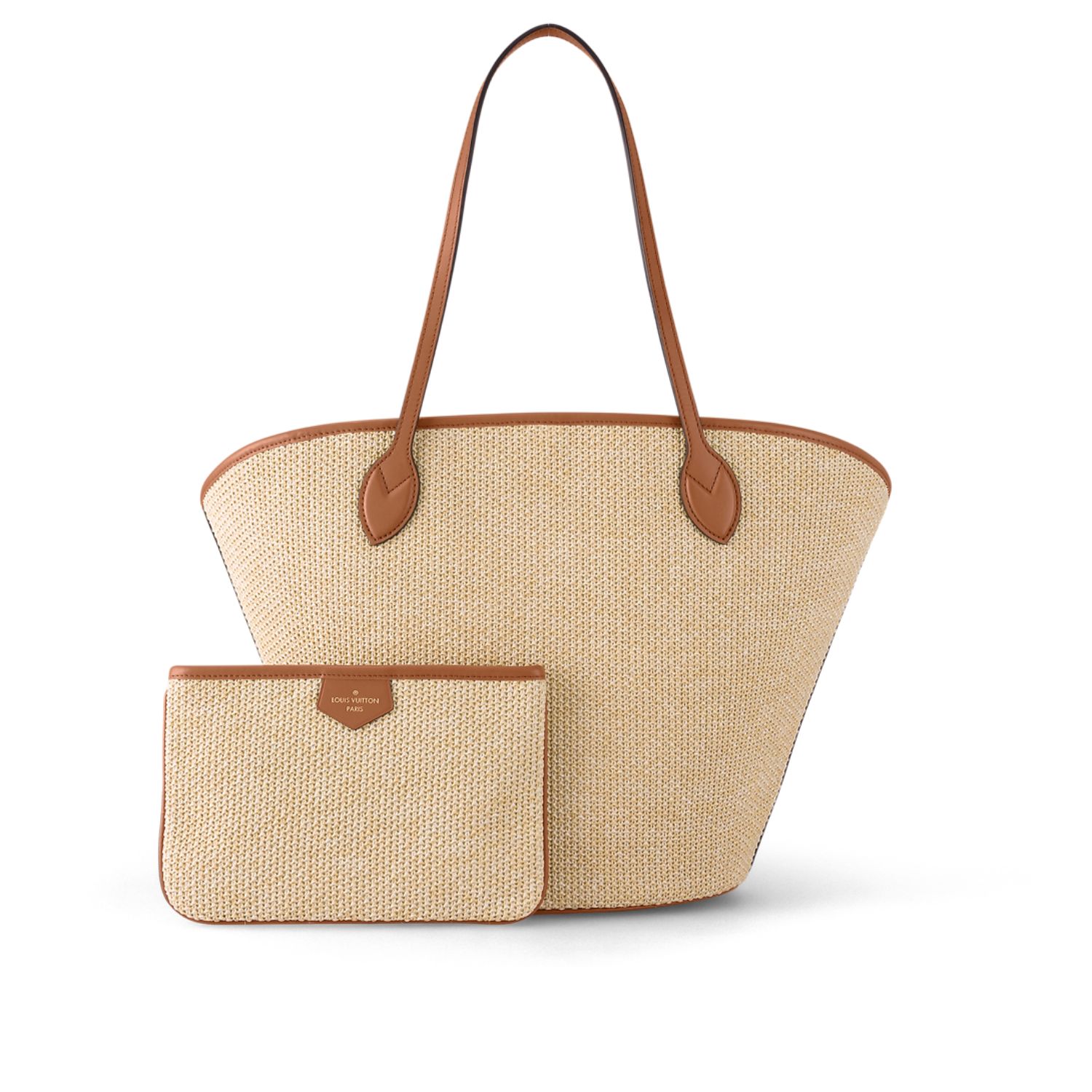 Louis Vuitton Saint Jacques Raffia Brown For Women 22.4in/57cm M59963 - Image 4