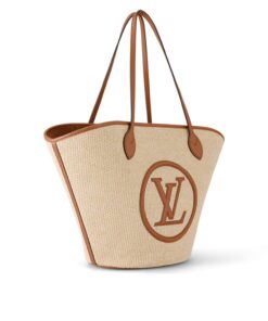 Louis Vuitton Saint Jacques Raffia Brown For Women 22.4in/57cm M59963 - Image 5