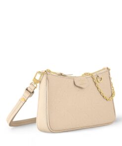 Louis Vuitton Easy Pouch On Strap Monogram Empreinte Crème White For Women 7.5in/19cm M81066 - Image 3