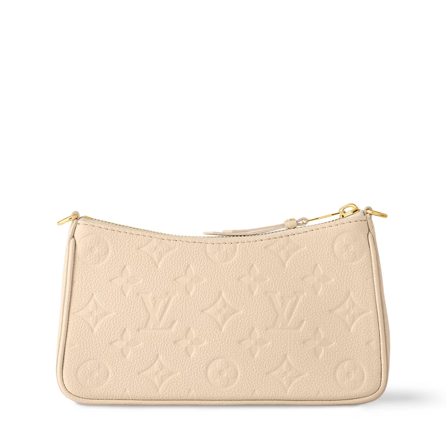 Louis Vuitton Easy Pouch On Strap Monogram Empreinte Crème White For Women 7.5in/19cm M81066 - Image 4