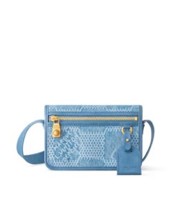 Louis Vuitton Bosphore Wearable Wallet Blue For Men 19cm/7.5in N00210