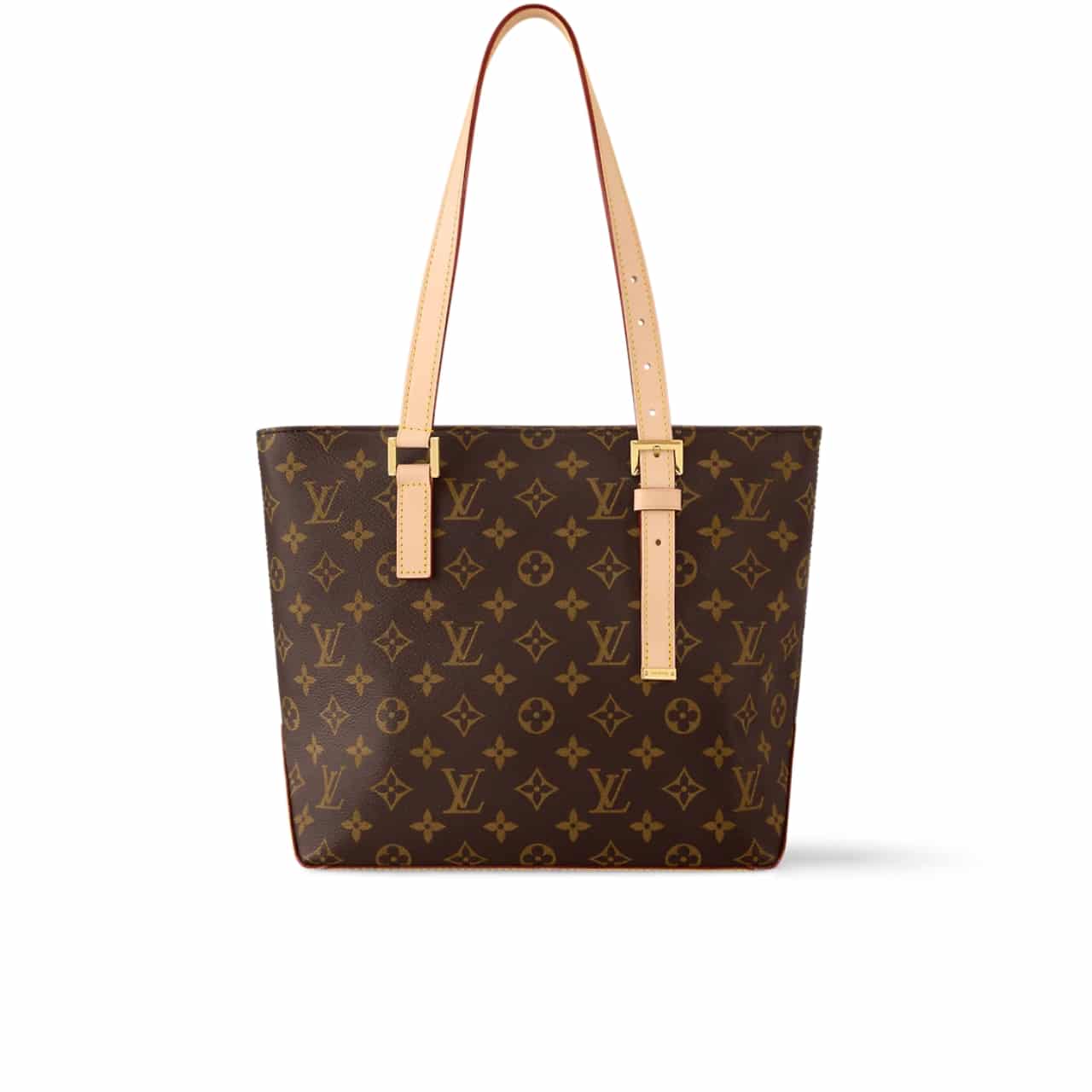 Louis Vuitton Piano Monogram Canvas Tote Bag Brown 13in/33Cm M12095