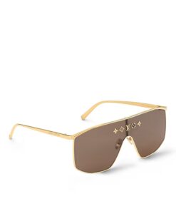 Louis Vuitton LV Golden Mask Sunglasses Brown For Women Z1717U