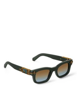 Alternative view of Louis Vuitton LV Arabesque Sunglasses Kaki For Men Z2556U