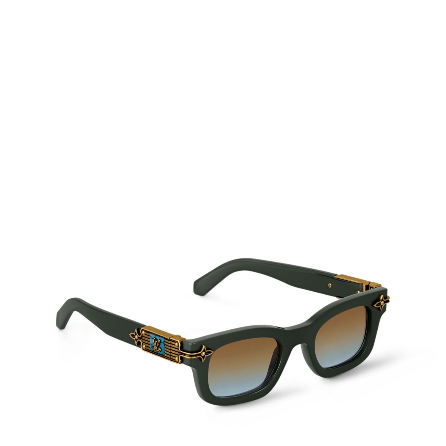 Louis Vuitton LV Arabesque Sunglasses Kaki For Men Z2556U - Image 2