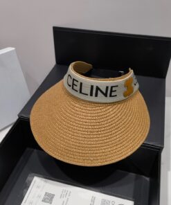Celine Sedge Summer Hat Brown Celine Hat