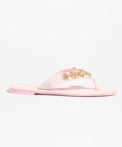 Alternative view of Chanel Blooming Charms Thongs Light Pink For Women G46304-B19719-NAEPT