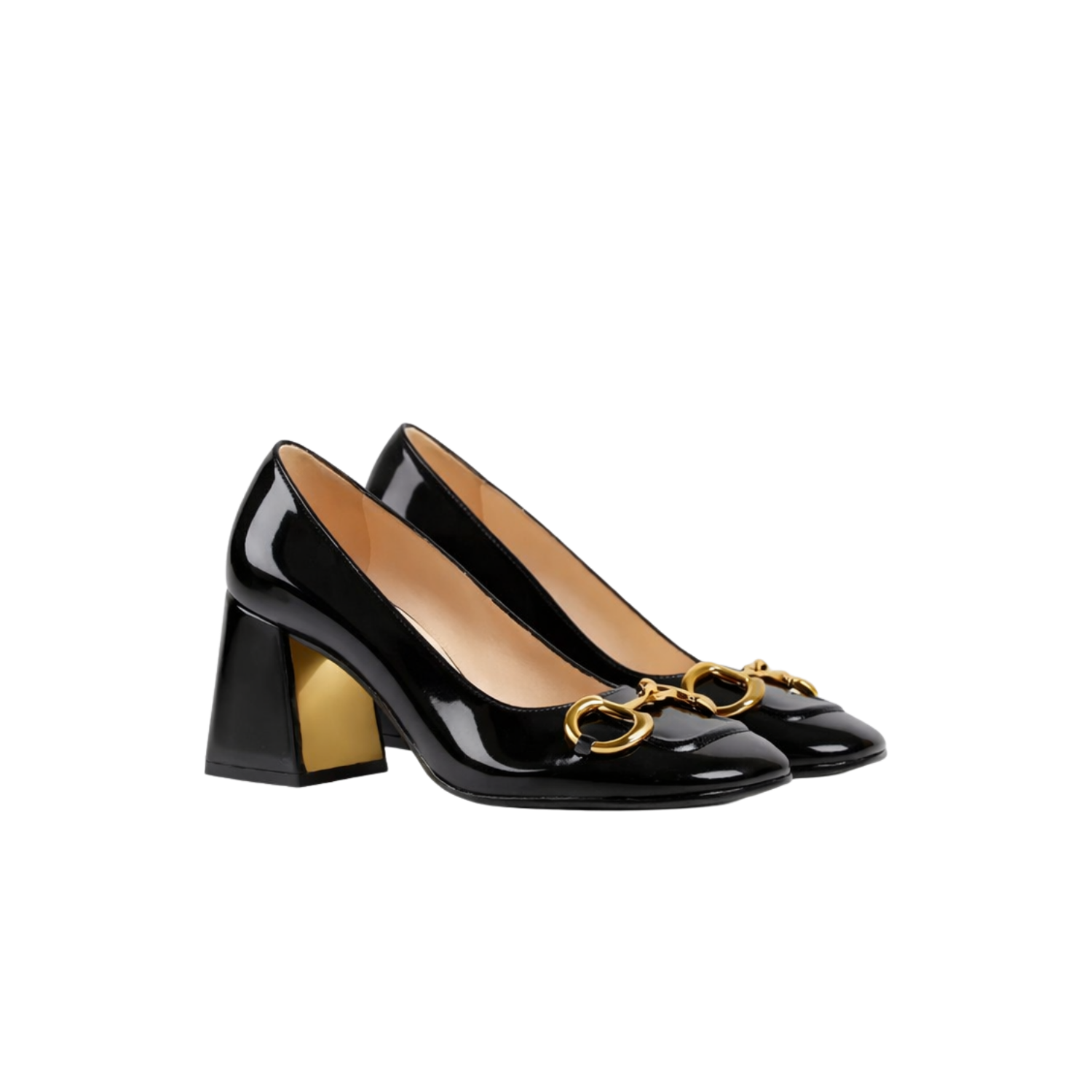 Gucci Mid-Heel Ballet Flat With Horsebit Black For Women