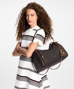 Alternative view of Louis Vuitton Express MM Shoulder Bag 14.2in/ 36cm Monogram/ Acajou Gold Hardware For Women M26397