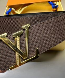 Alternative view of Louis Vuitton Initiales Reversible LV Belt with Gold Toned Hardware LV Women Belt