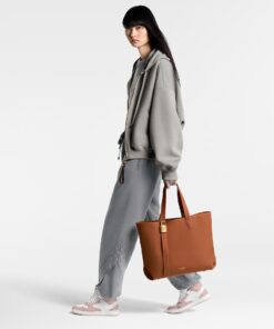 Alternative view of Louis Vuitton Low Key Cabas MM Shoulder Bag 18.5in/47cm Cognac Brown Gold Hardware For Women M25342