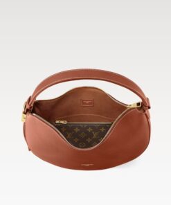 Louis Vuitton Low Key Cookie MM Shoulder Bag 12.6in/ 32cm Cognac Gold Hardware For Women M14642 - Image 3