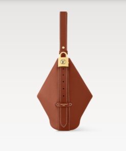 Louis Vuitton Low Key Cookie MM Shoulder Bag 12.6in/ 32cm Cognac Gold Hardware For Women M14642 - Image 5