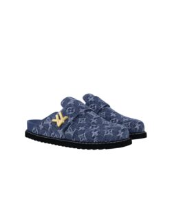 Louis Vuitton LV Cosy Comfort Mule Blue For Women 1AGVOO