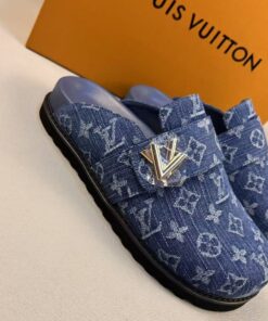 Alternative view of Louis Vuitton LV Cosy Comfort Mule Blue For Women 1AGVOO