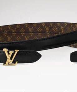 Alternative view of Louis Vuitton LV Mini 15mm Reversible Belt Black For Women M8869W