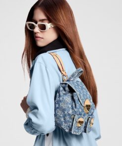 Alternative view of Louis Vuitton Venice Denim Blue Back Pack For Women 10.2in/25.9cm M46836